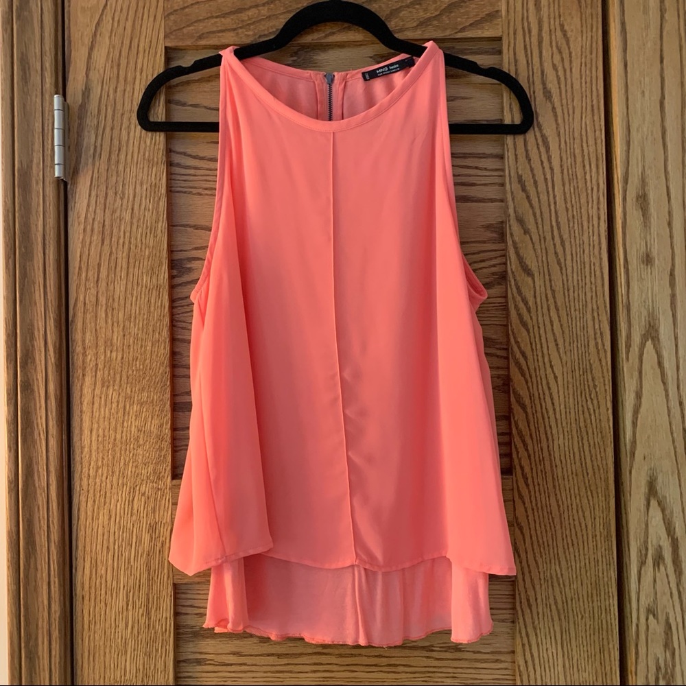 Bright Coral Medium MNG Tank Top